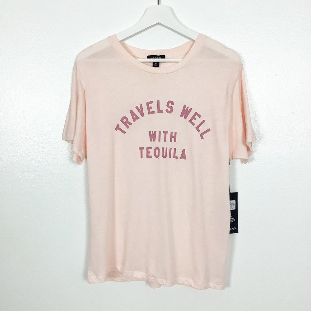 NWT Wildfox Travels Well with Tequila Tee T-Shirt
